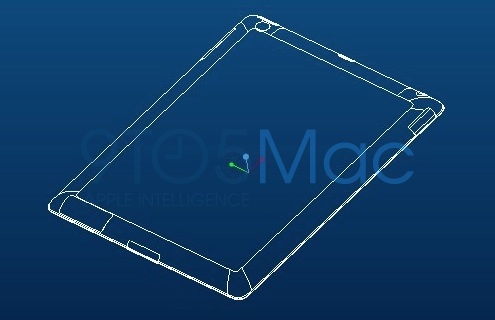 iPad 2 case mold drawings