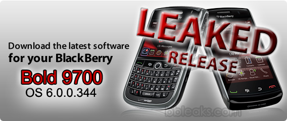 BlackBerry Bold 9700 Os 6 leaked