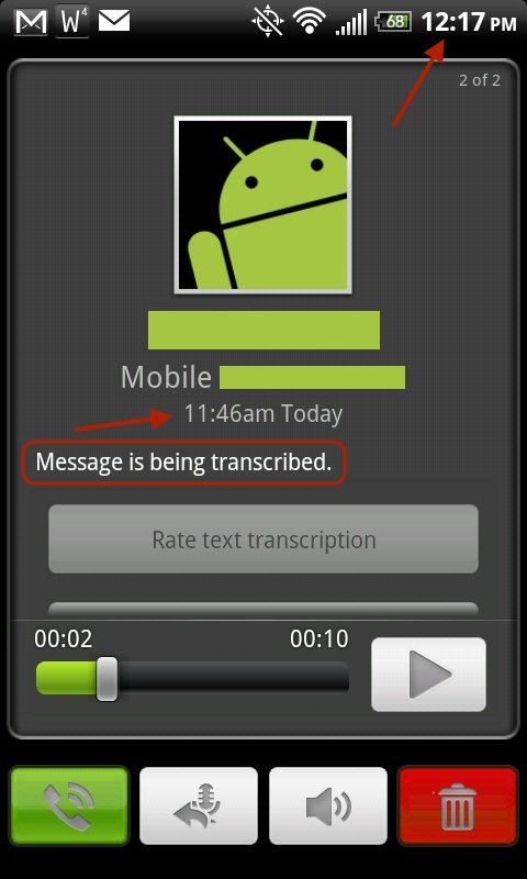 Voicemail-to-Text
