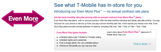 T-Mobile Even More Plus