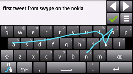 Swype for N8