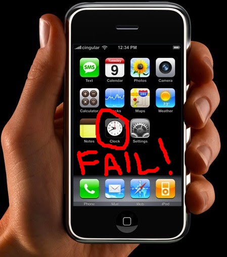 iPhone alarm fail