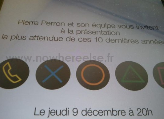 Rumored PlayStation Phone event invite
