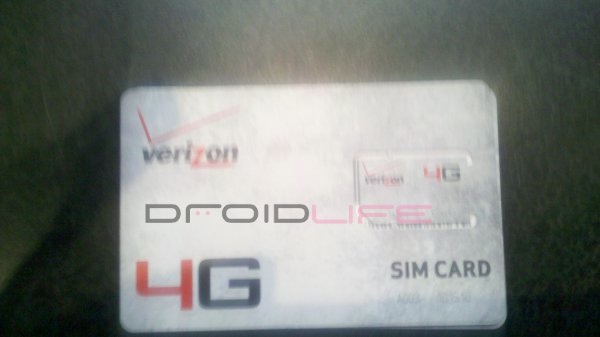 Verizon 4G LTE SIM card
