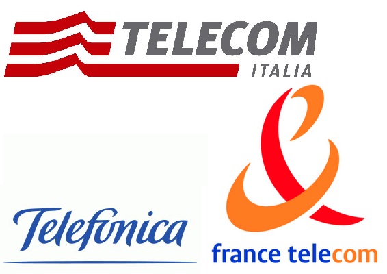 Telefonica, France Telecom, and Telecom Italia