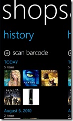 ShopSavvy for Windows Phone 7