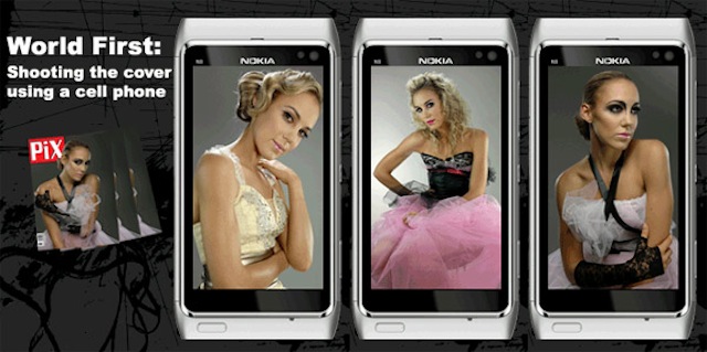 Nokia N8 used for photoshoot