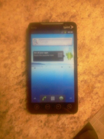 Sprint EVO 4G with Gingerbread
