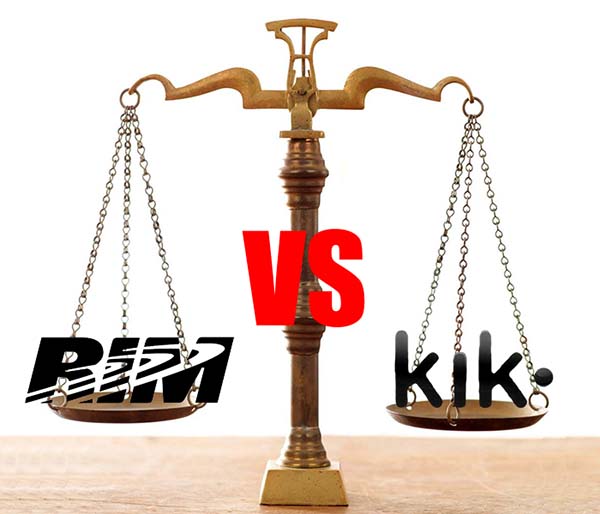 RIM vs Kik