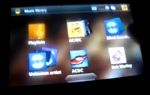 Android 3.0 music player