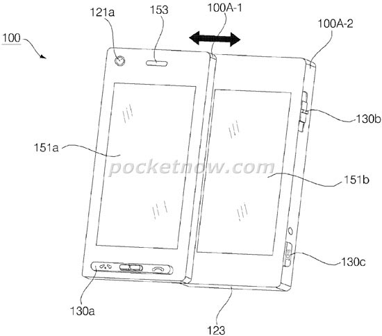 LG dual-screen device patent