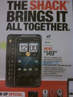 HTC EVO Shift 4G ad