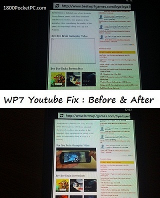 WP7 Youtube fix