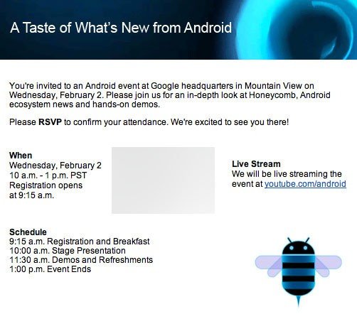 Google Android event
