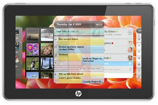 HP webOS 2.0 tablet