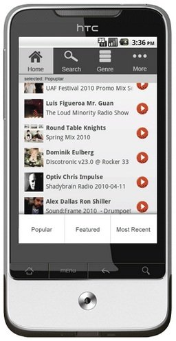 Play.fm app for Android