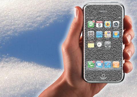 Frozen iPhone