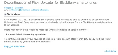 Flickr Uploader announcement