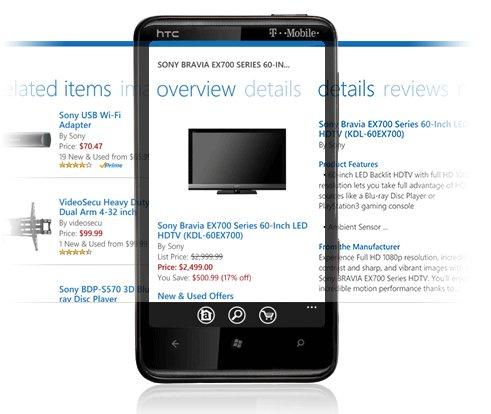 Amazon app for Windows Phone 7