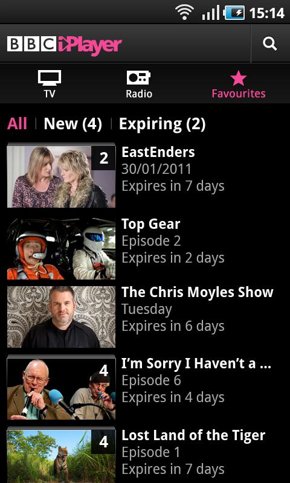 BBC iPlayer app for Android