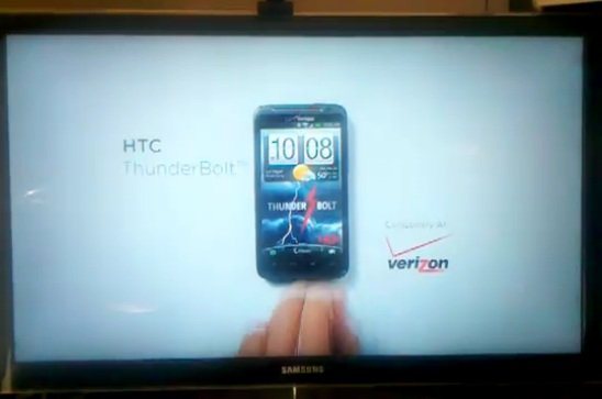HTC ThunderBolt commercial
