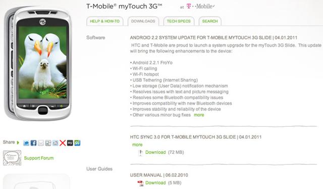 t-mobile-mytouch 3g-slider-android-froyo-update-now-availabe