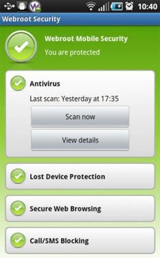 webroot-mobile-security application for-android